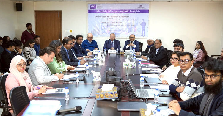 উচ্চ মূল্যস্ফীতি ও বিনিয়োগ সংকটে বাংলাদেশের অর্থনীতি স্থবির: পিআরআই